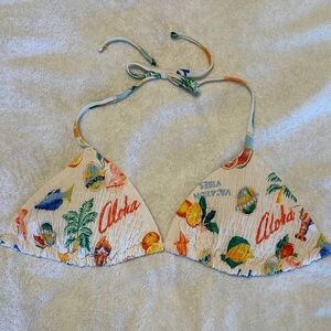 Old Navy Bikini Top and Bottoms with Tropical Print